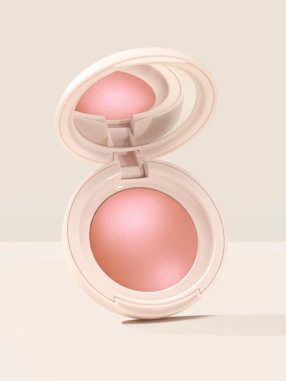New Rare Beauty soft pinch luminous powder blush vegan shimmery nude mauve hope